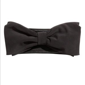 Iconic H&M Black bow bandeau